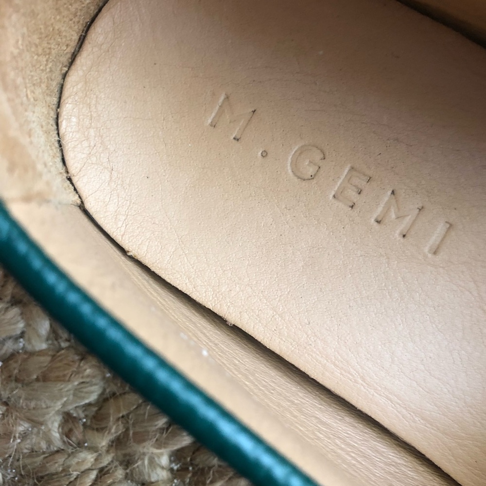 M Gemi The Pastoso. Italian Leather Penny Driving Loafer. Size 38.5 - Picture 14 of 16